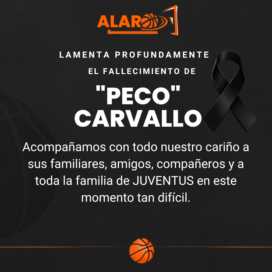 AlAro lamenta profundamente el fallecimiento de "Peco" Carvallo.