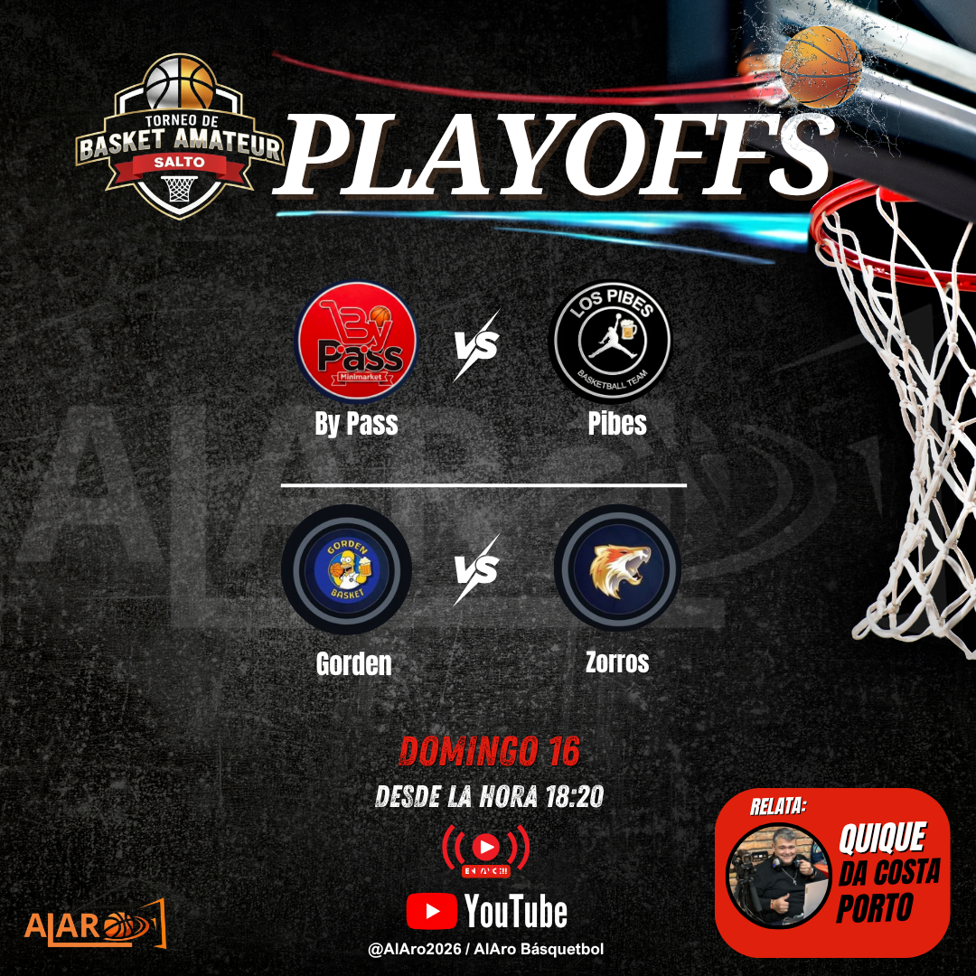 Este Domingo comienzan los PlayOff del Amateur de Salto.