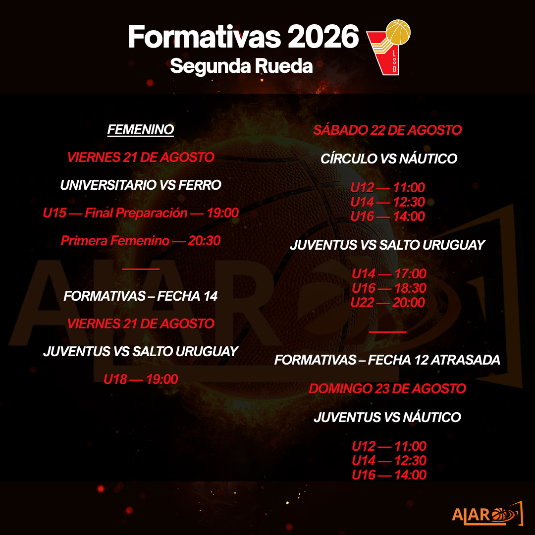 Juegan las FORMATIVAS de Salto!!!