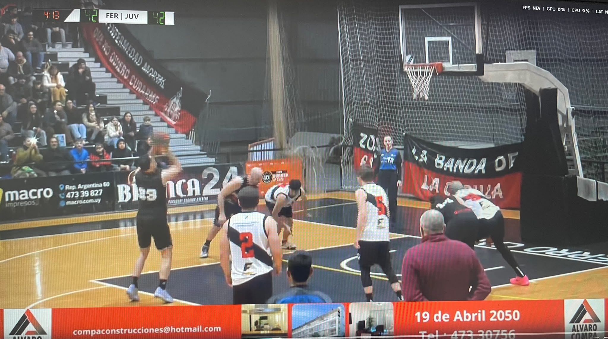 FERRO CARRIL 100 – 82 JUVENTUS  4ta.ª fecha del Campeonato Salteño